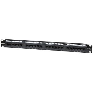 Panel Parcheo,Intellinet,513555, Cat 5E, 24 Ptos 1 Niv. Rack