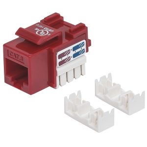 Jack,Intellinet,210614, Cat 6 De Impacto (Keystone) Rojo