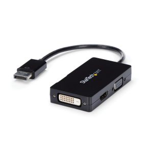 Adaptador De Video Displayport A Vga Dvi O HDMI - Convertidor A/V 3 En 1 Para Viajes - 1080P - 1920X1200 - Startech.com Mod. DP2VGDVHD