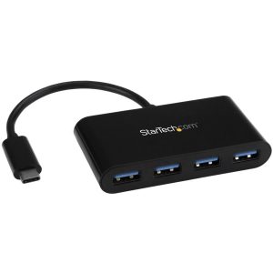 Hub USB 3.0 De 4 Puertos - Usb-C A 4X Usb-A Alimentado Por El Bus - Conversor De USB C A USB Convencional - Startech.com Mod. HB30C4AB
