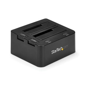 Base Docking Station USB 3.0 Con Uasp De 2 Bahias Para Disco Duro O SSD SATA Iii De 2.5 O 3.5 Pulgadas - Intercambio En Caliente - Startech.com Mod. SDOCK2U33