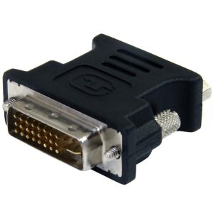 Adaptador De Video Dvi-I A Vga - Dvi-I Macho - HD15 Hembra - Negro - Startech.com Mod. Dvivgamfbk