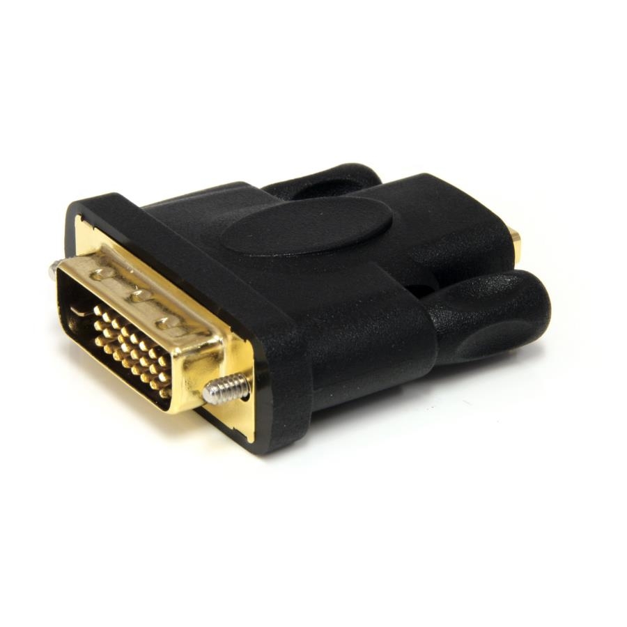 Adaptador De Video HDMI A Dvi - Dvi-D Macho - HDMI Hembra - Convertidor De Video - Negro - Startech.com Mod. Hdmidvifm