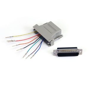 Adaptador Convertidor Modular Serial DB25 A RJ45 Macho A Hembra - Startech.com Mod. GC258MF