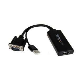 Adaptador Vga A HDMI Con Audio Y Alimentacin USB Convertidor Vga A HDMI Porttil 1080 P - Startech.com Mod. VGA2HDU