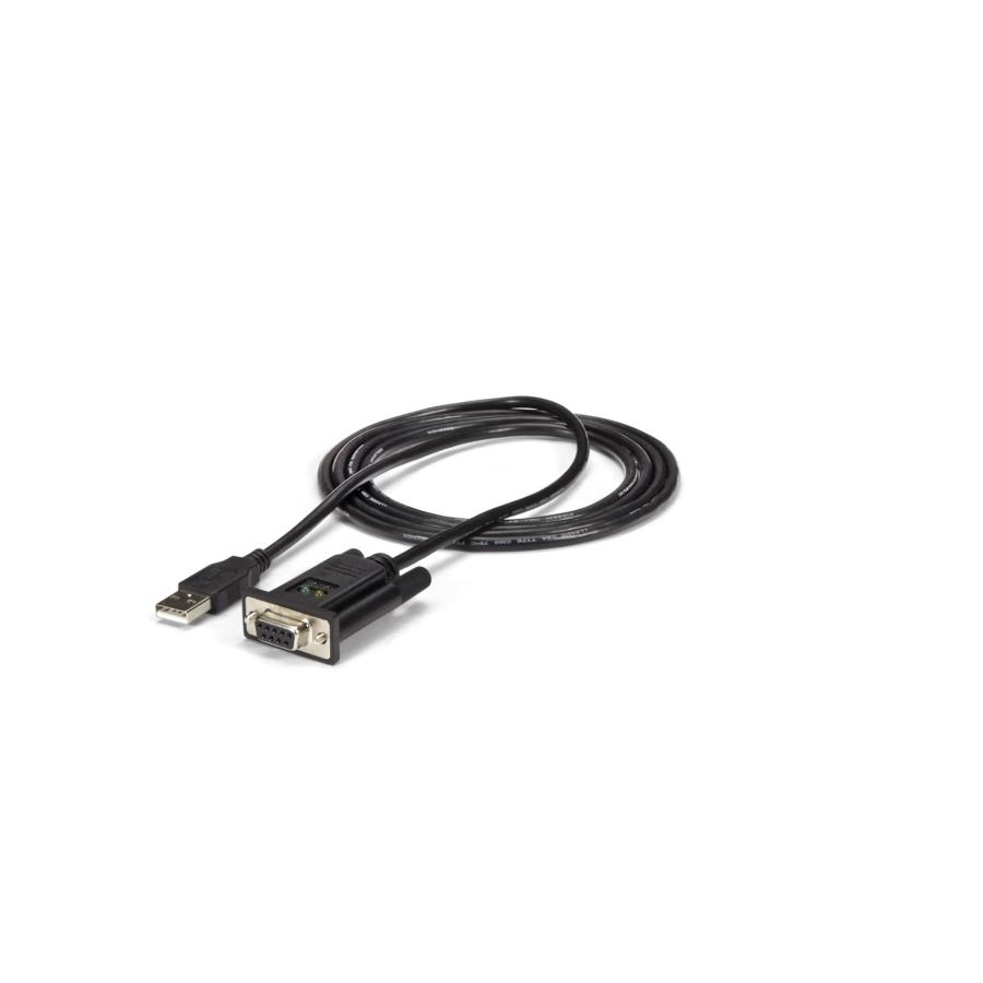 Cable Adaptador De 1.8M Usb-A A Mdem Nulo Null Serial DB9 RS232 Dce Con Ftdi - 1X USB A Macho - 1X DB9 Hembra - Startech.com Mod. ICUSB232FTN