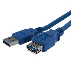 Cable De 1M De Extensin Alargador Pasivo USB 3.0 Superspeed - Macho A Hembra USB A - Extensor - Azul - Startech.com Mod. USB3SEXT1M