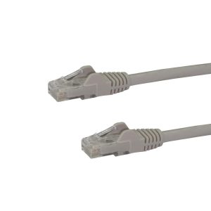 Cable De 10M De Red Gigabit CAT6 Ethernet RJ45 Sin Enganche - Cable Patch Snagless Macho A Macho - Gris - Startech.com Mod. N6PATC10MGR