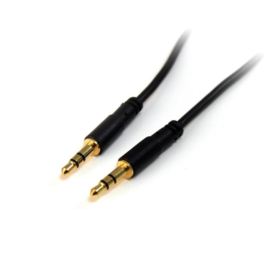 Cable De Audio De 4.5M Delgado - Estereo Mini Jack De 3.5MM Macho A Macho - Startech.com Mod. MU15MMS