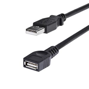 Cable De 1.8M De Extension USB 2.0 De Alta Velocidad Hi Speed - Macho A Hembra USB A - Extensor - Negro - Startech.com Mod. USBEXTAA6BK