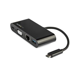 Docking Station Usb-C Para Portatiles - Dock Mini USB Tipo C A Vga Gbe Con Puerto USB 3.0 - Pd De 60W De Paso - Win, Mac Y Chrome - Startech.com Mod. DKT30CVAGPD