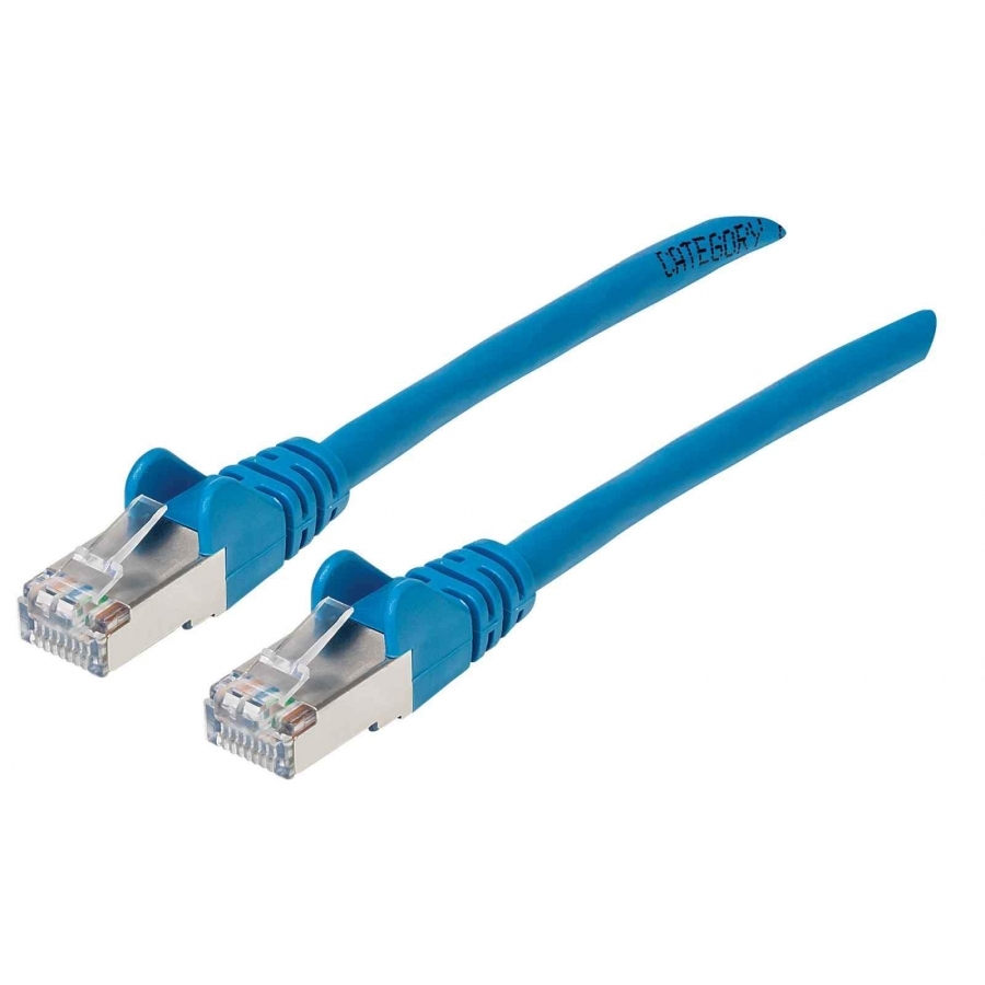 Cable Patch,Intellinet,741491, Cat 6A, 3.0M(10.0F) S/Ftp Azul