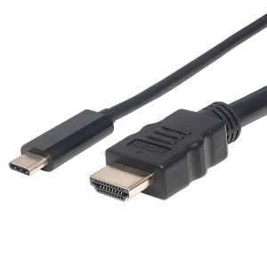 Cable Usb,Manhattan,152235,-C A HDMI M 1.0M 4K@30HZ, Negro