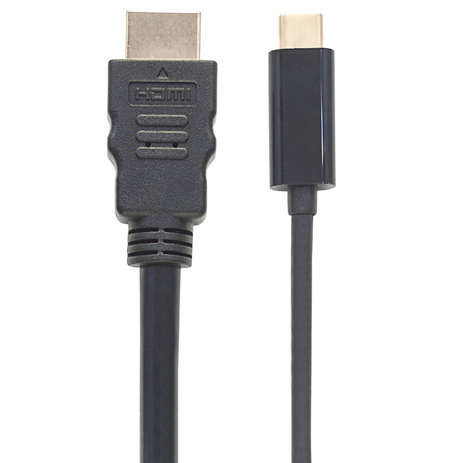 Cable Usb,Manhattan,152235,-C A HDMI M 1.0M 4K@30HZ, Negro - Imagen de 5
