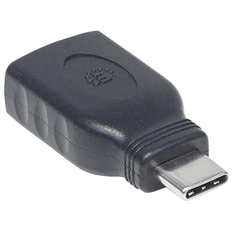 Adaptador Usb,Manhattan,354646,-C V3.1, Cm-Ah Negro - Imagen de 2