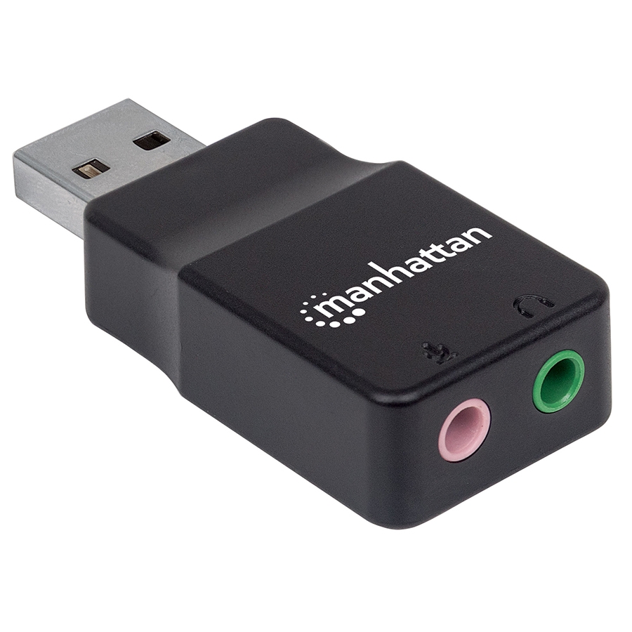 Convertidor Usb,Manhattan,152754, 2.0 A Tarjeta Sonido 2.1 - Imagen de 3