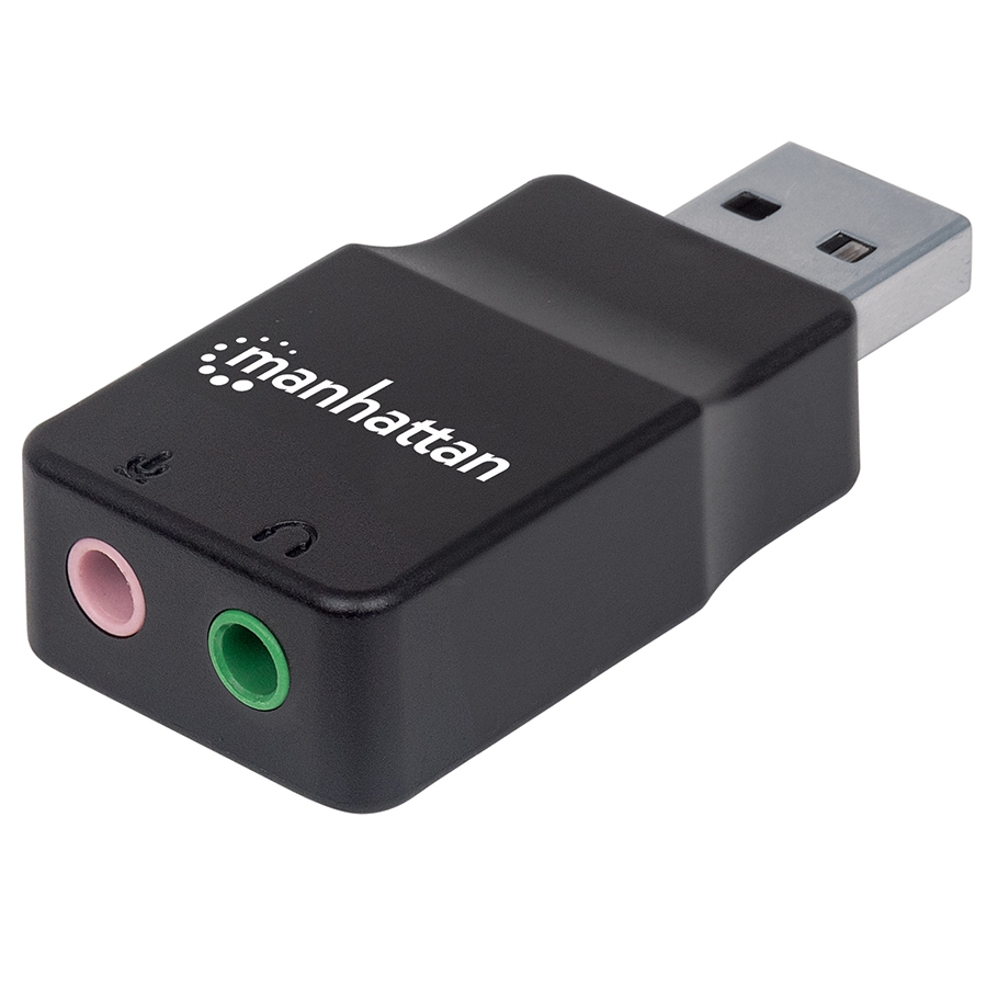 Convertidor Usb,Manhattan,152754, 2.0 A Tarjeta Sonido 2.1 - Imagen de 4