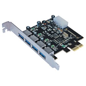 Tarjeta Usb,Manhattan,152891, V3 Pci Express 4 Ptos Estandar-Bracket