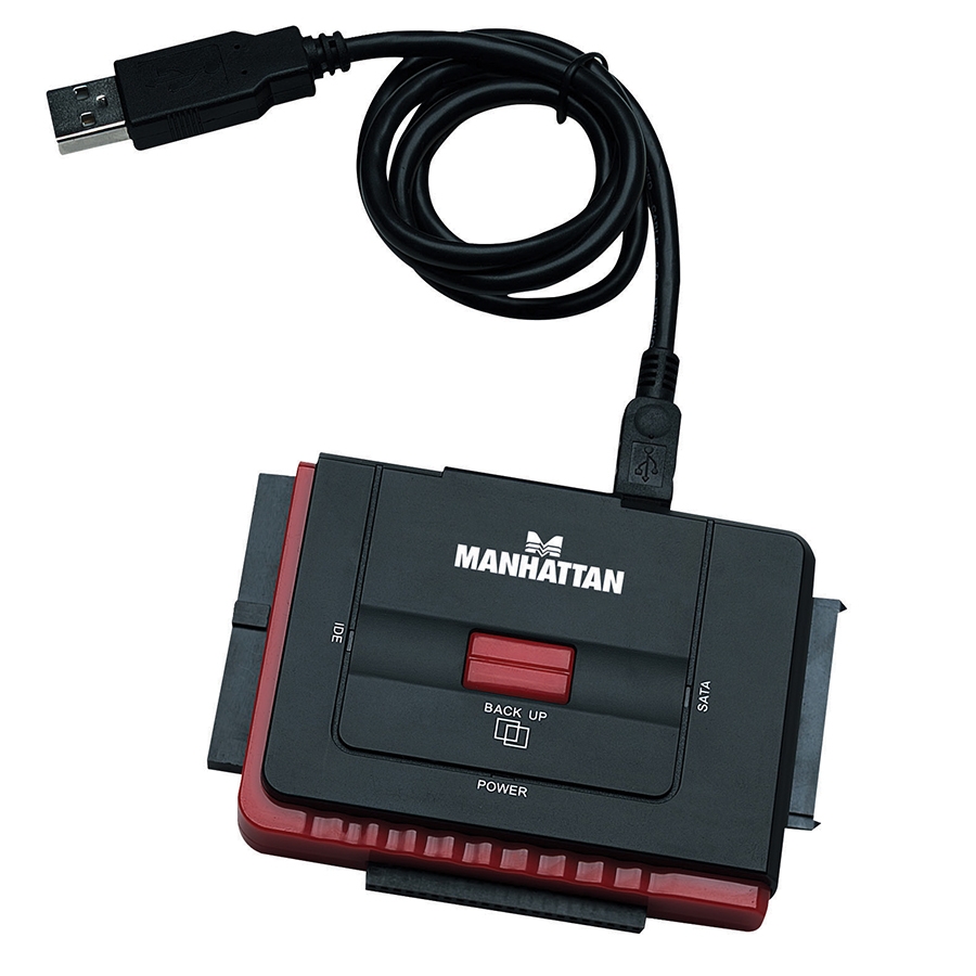 Adaptador Usb,Manhattan,179195, 2.0 A HDD IDE40/SATA Otb