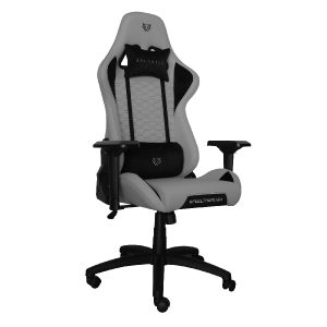 Silla Gamer Balam Rush Thunder Rush V2 Gray Edition / Tela / Reposabrazos 4D / Piston Clase 4 / Inclinacion De 90 A 180 Grados / Maximo 150 Kg / Negro - Gris / Br-932844