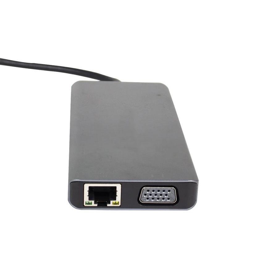 Docking Station Techzone TZ21DS2C Adaptador Multipuerto USB 3.0 HDMI Vga Sd - Imagen de 2