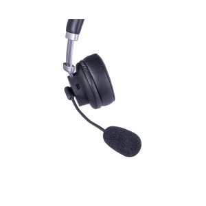 Diadema Techzone TZDIBT01 Monoaural Inalambrica Bluetooth Recargable Negro