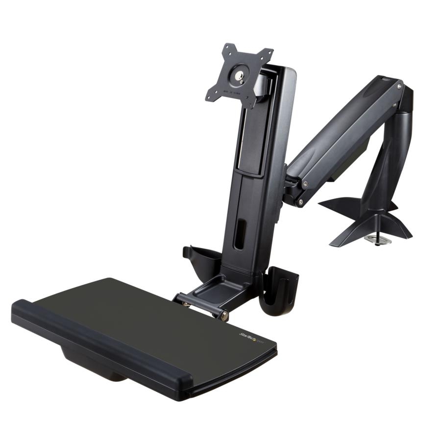 Soporte De Escritorio De Pie Y Sentado - Brazo Ajustable De Montaje En Escritorio De Pie O Sentado Para Un Monitor Vesa De Hasta 34 - Conversor Ergonomico Articulado - Startech.com Mod. ARMSTSCP1 - Imagen de 2