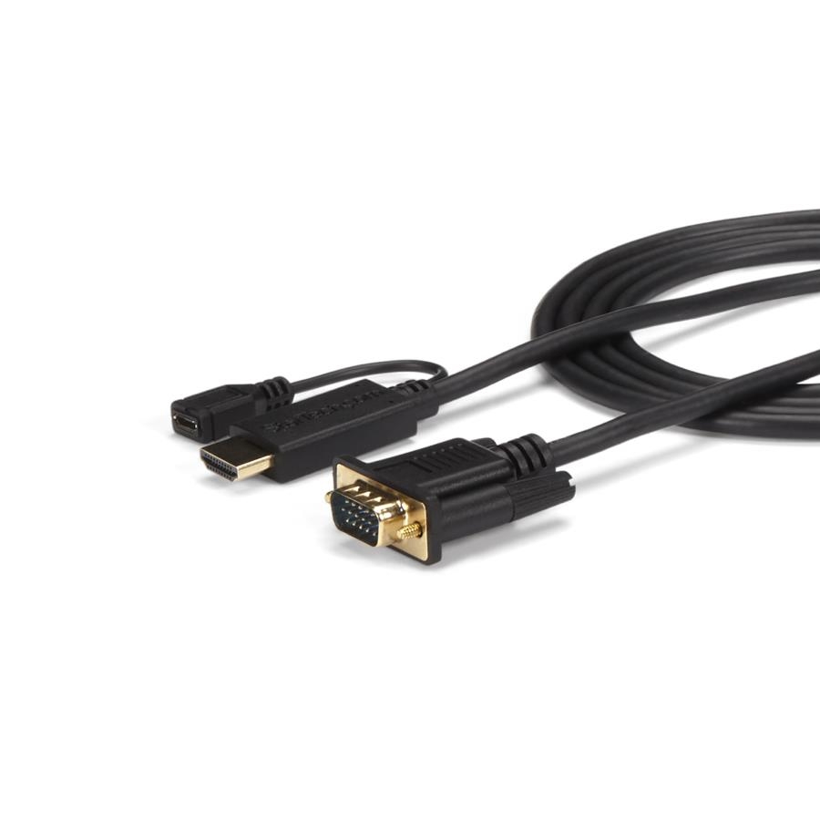Cable Adaptador De 3M Convertidor Activo HDMI A Vga - Adaptador 1920X1200 1080P - Startech.com Mod. HD2VGAMM10