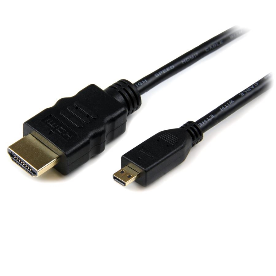 Cable Adaptador De 1.8M HDMI A Micro HDMI De Alta Velocidad Con Ethernet - Macho A Macho - Startech.com Mod. HDMIADMM6 - Imagen de 2