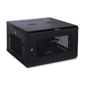 Gabinete De Montaje En Pared Cyberpower (CR6U61001) 6U, Negro, Capacidad De Carga De 60 Kg. Garantía De 5 Años.