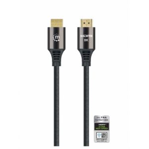 Cable Hdmi.manhattan,355957, 2.1 Textil M-M 3.0M, 8K@60HZ,