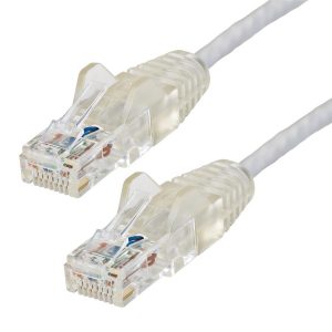 Cable De 30CM De Red Ethernet CAT6 Delgado Sin Enganches - Cable De Red Snagless - Gris - Startech.com Mod. N6PAT1GRS
