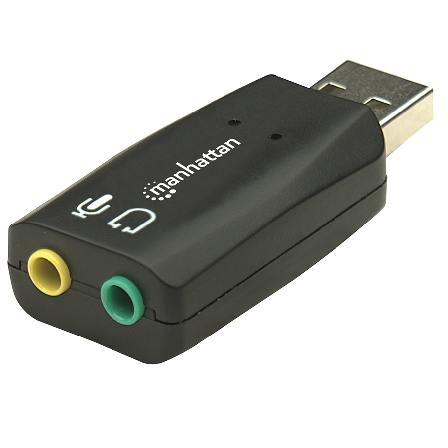 Convertidor Usb,Manhattan,150859, 2.0 A Tarjeta Sonido 5.1 - Imagen de 3