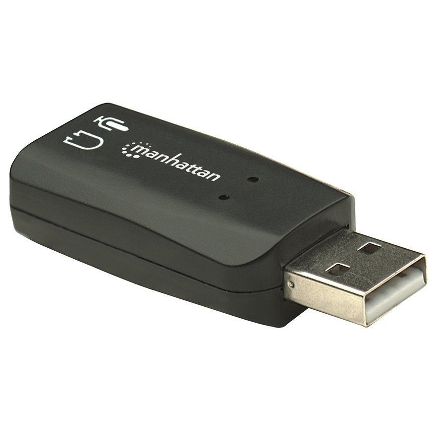 Convertidor Usb,Manhattan,150859, 2.0 A Tarjeta Sonido 5.1 - Imagen de 5