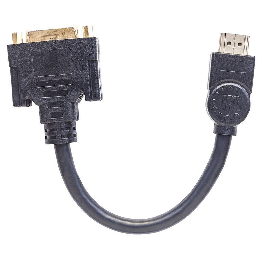 Cable Hdmi,Manhattan,354592, - Dvi-D M-H 20CM - Imagen de 4