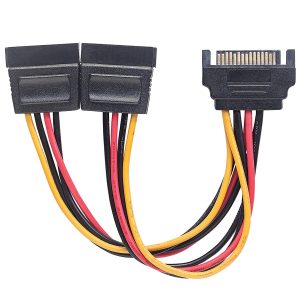 Cable Alimentacion Manhattan,354554,Corriente Int. HDD SATA 1M - 2H