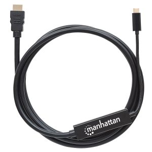 Cable Usb,Manhattan,151764,-C A HDMI M 2.0M 4K@30HZ, Negro