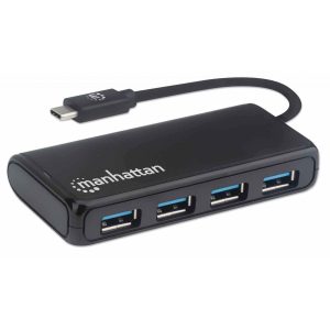Conector Hub Usb,Manhattan,164924,-C 4 Ptos A