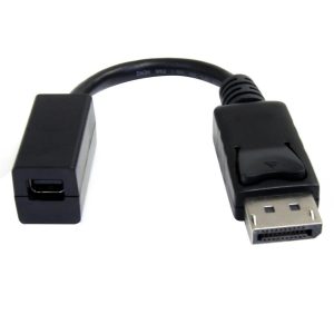 Cable Adaptador De 15CM De Displayport A Mini Displayport Hembra - Dp Macho - Mini Dp Hembra - Minidp Negro - Startech.com Mod. DP2MDPMF6IN