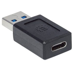 Adaptador Usb,Manhattan,354714,-C V3.1, Am-Ch Negro