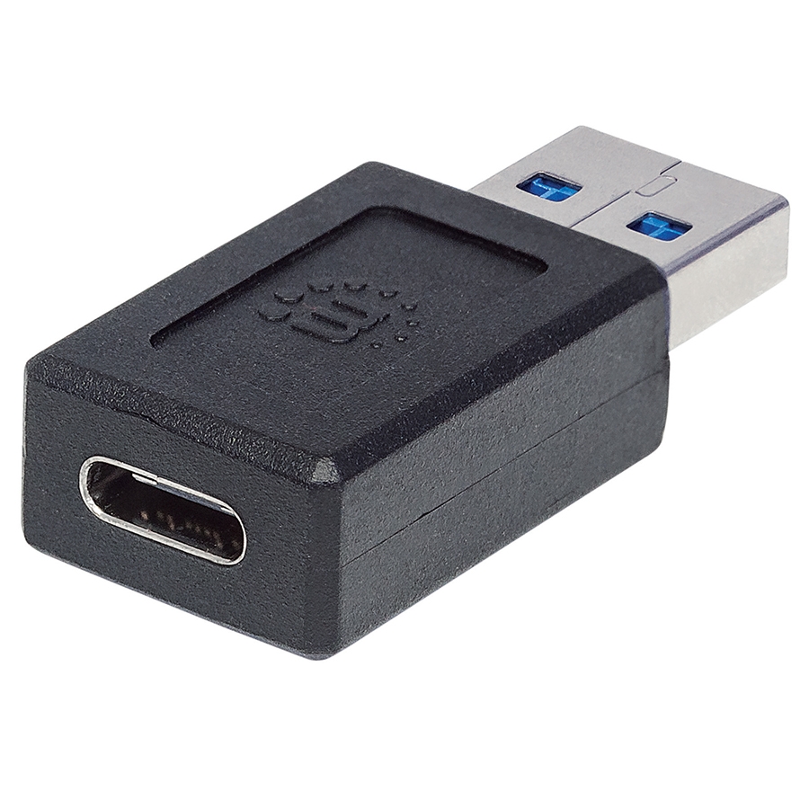 Adaptador Usb,Manhattan,354714,-C V3.1, Am-Ch Negro - Imagen de 3