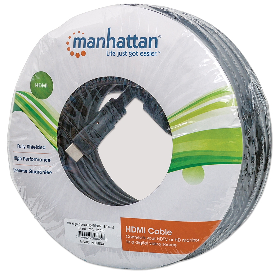 Cable Hdmi,Manhattan,308458, 1.3 M-M 22.5M Bolsa