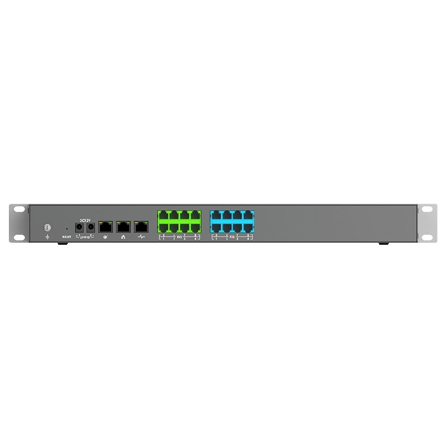 Conmutador IP Grandstream UCM6308/ 8 Fxo 8 Fxs 5000 Extensiones Sip 500 Llamadas Simultaneas 3 Puerto Gigabit Montaje En Rack Y Escritorio Compatible Con Gdms Remote Connet Wave - Imagen de 2