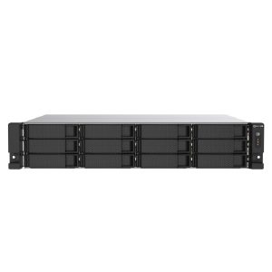 Nas Qnap TS-1273AU-RP-8G /Fuente Redundante/ 12 Bahias SATA HDD 3,5/Rack 2U/NUCLEO Cuadruple 2.2 GHZ/8GB DDR4 Udimm Hasta 64GB/2 Pto 2,5 Lan Gbe /Usb 3.0 X1/ USB 3.2 X2 /Hotswap/ No Incluye Disco
