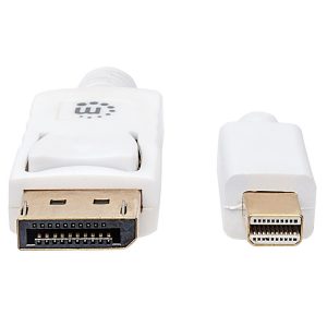 Cable Displayport,Manhattan,324748, - Minidp M-M 2.0M Blanco