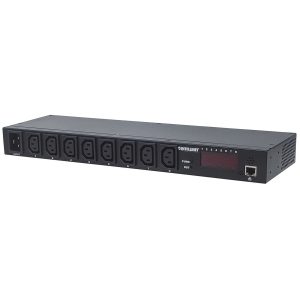Barra Pdu,Intellinet,163682, 8 Cont. Gab/Rack 19, 1U, Inteligente Con Monitoreo