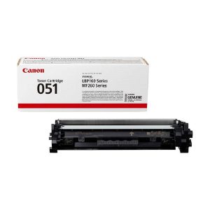 Toner CANON 051 Negro, Rendimiento 1,700 Paginas Compatible LBP162DW, MF264DW, MF267DW, MF269DW.