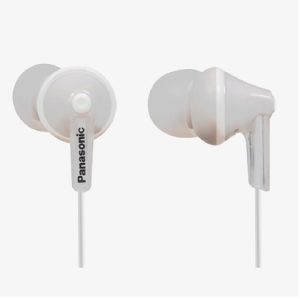Audifonos Tipo Insercion (In-Ear) Panasonic RP-HJE125PP Color Blanco Conector 3.5MM