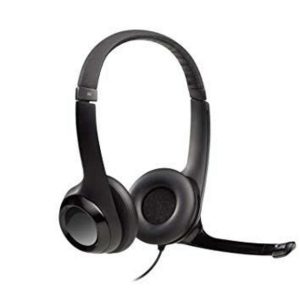 Audifonos Diadema Logitech H390 Supresion De Ruido Control De Volumen USB Negro