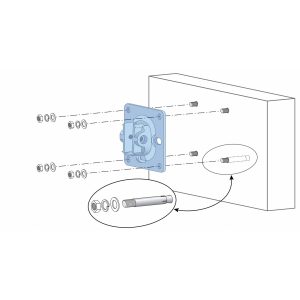 Kit De Montaje HPE Aruba JW055A Para Access Point De Exteriores AP-270-MNT-H2